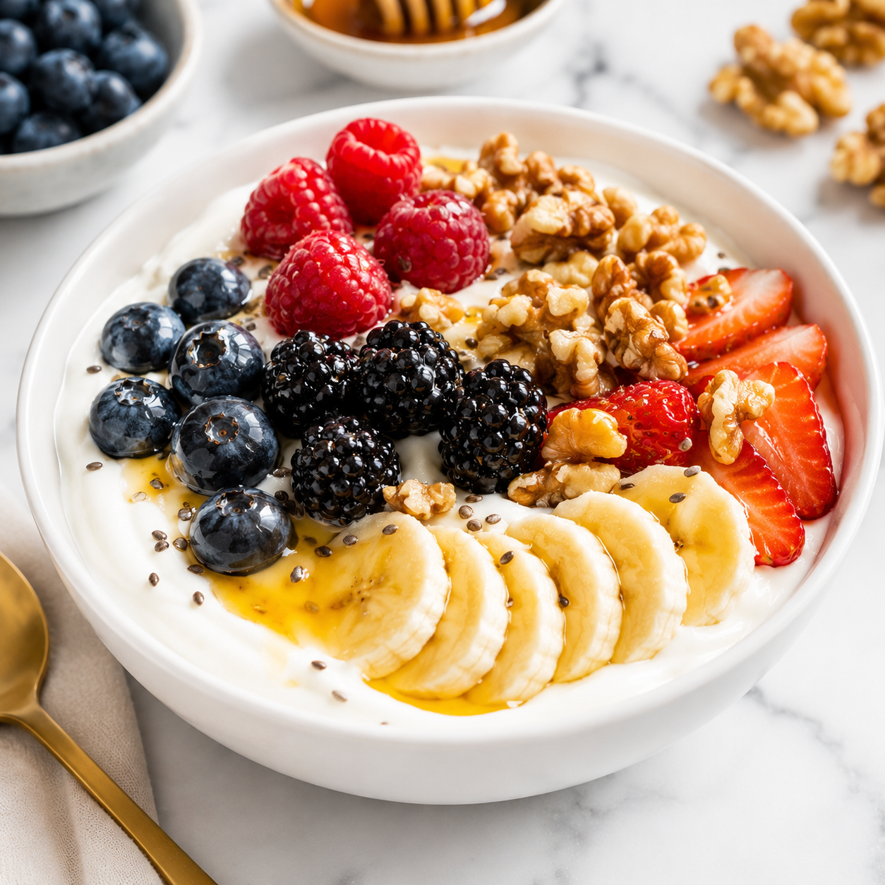 Mixed Berry Yogurt Bowl